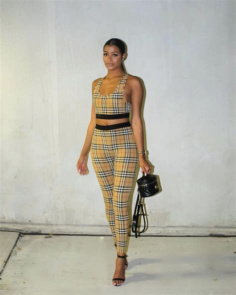 burberry crop top and leggings|burberry leggings outfit.